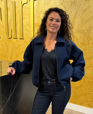 Vila vibalou ls short jacket Navy Blazer