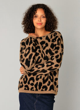 Yest Clover Tops Soft Taupe/Multi Col