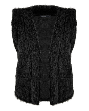 Fos Gilet - Margriet Beaver zwart