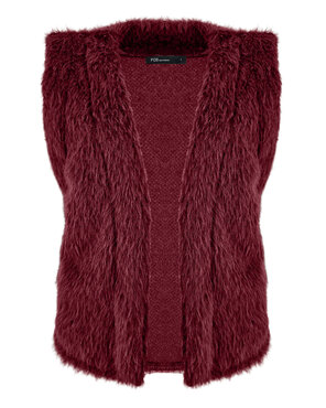 Fos Gilet - Margriet Beaver bordeaux