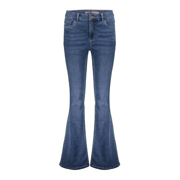 Geisha Jeans flair dark blue denim