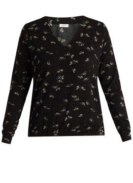 Yest Dunyasha Tops Black/Multi-Colour