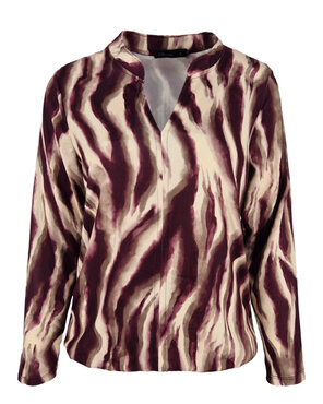 Fos Top - Didi Zebra Faded-FB Bordeaux