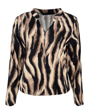 Fos Top - Didi Zebra Faded-FB zwart