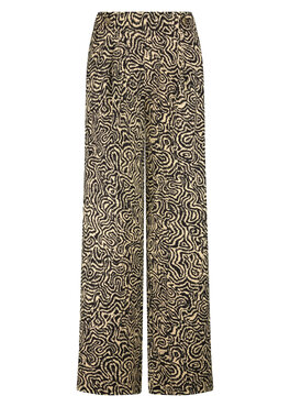 Tramontana Trousers Wandering Lines  PrintBlack&Pebble