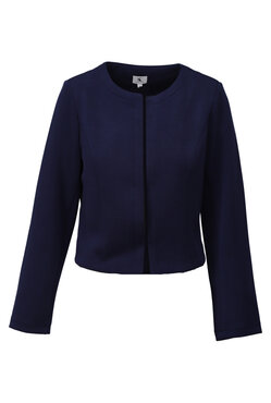 K-design Kort jasje met ronde hals C613 navy blazer