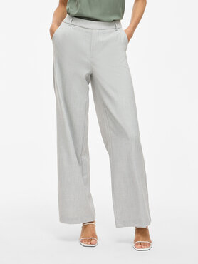 Vila vivarone hw wide pant - noos Light Grey Melange