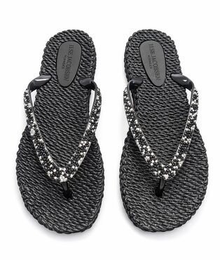 Ilse Jacobsen Flipflops With Glitters Black