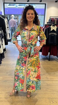 K-design Maxi jurk met design C410