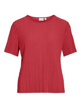 Vila viplisa o-neck s/s top - noos Hibiscus