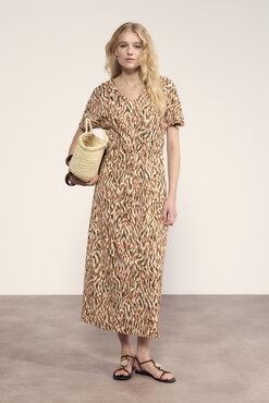 Tramontana Dress Animal Brush  PrintAloe