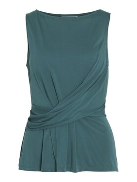 Vila vimodala boat neck s/l top/vol/bfs Atlantic Deep