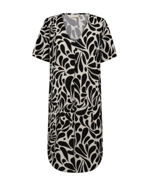 Freequent fqfloi-dress Moonbeam w. Black