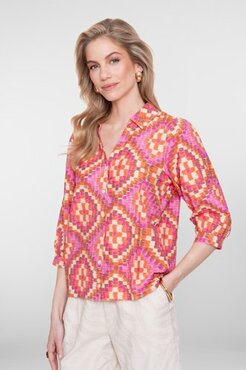 Geisha blouse  pink/orange 63468-20