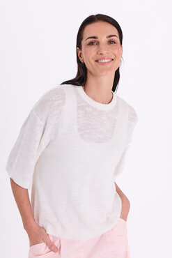 Freequent fqvicki-pullover Brilliant white
