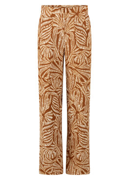 Tramontana Wide-Leg Trousers Flowy Shells  PrintBrowns
