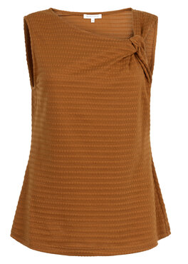 Tramontana Sleeveless Top Twisted Neckl.  Kombucha
