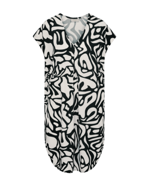 Freequent fqfloi-dress Black w. Moonbeam