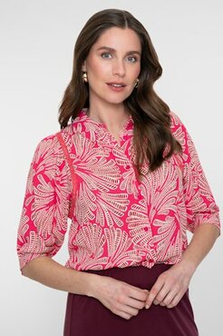 Geisha blouse  pink/merlot 63447-20