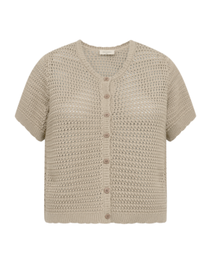 Freequent fqtota-cardigan Silver Mink