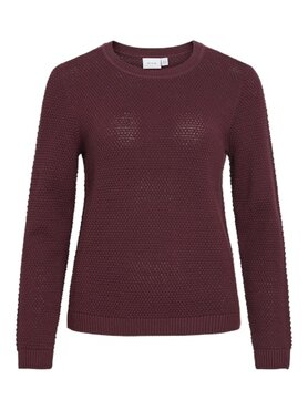 Vila vidalo o-neck l/s knit top- noos Port Royale
