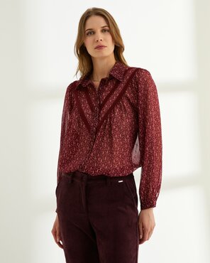 Paz Torras Shirt Wine I26260