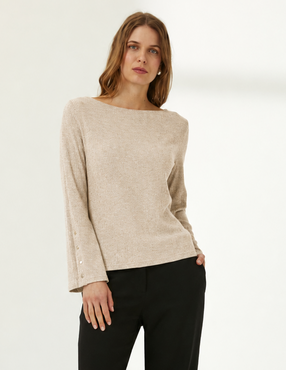 Paz Torras T-Shirt Beige I26867