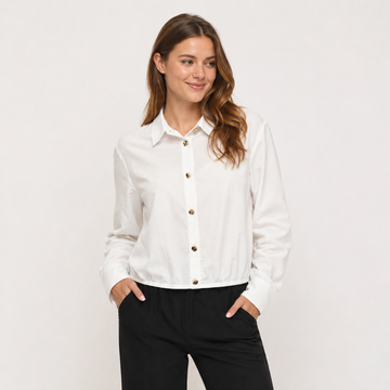 Freequent fqjallo-shirt Star Off-white