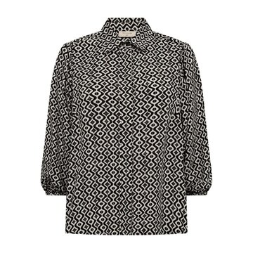 Freequent fqadney-shirt Moonbeam w. Black