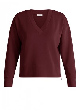 Yest Sabina Tops Wine Red