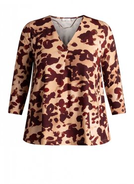 Yest Sunnah Tops Wine Red/Multi Colou