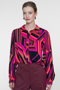 Geisha blouse fuchsia/coral 63643-20 fuchsia/coral