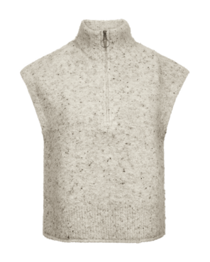 Freequent fqgrsnemes-waistcoat Moonbeam Melange