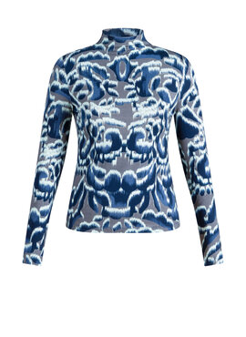 Yest Uvelia Tops Warm Grey/Multi Colo