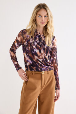 Tramontana Top Winter Eclipse PrintPurples