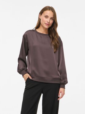Vila viliso o-neck l/s top/1 Raisin
