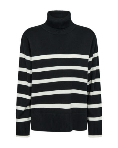 Freequent fqmonday-pullover Black w. Off-white