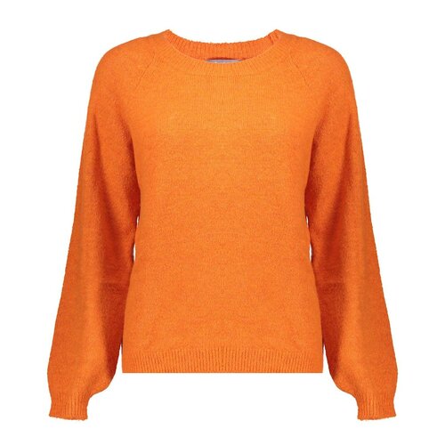 Geisha Cardigan balloon sleeves orange