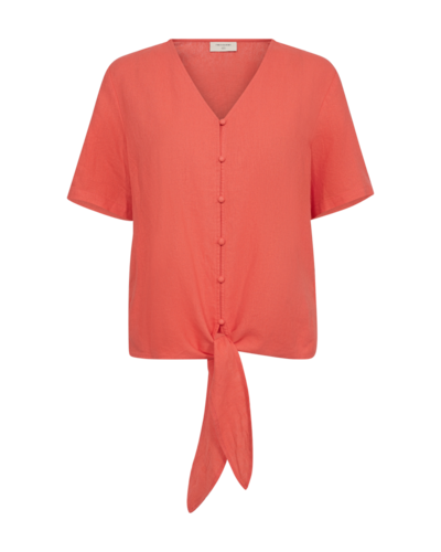 Freequent fqlava-blouse Hot Coral