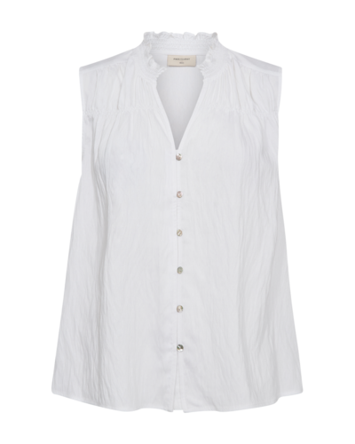 Freequent fqally-blouse Brilliant white
