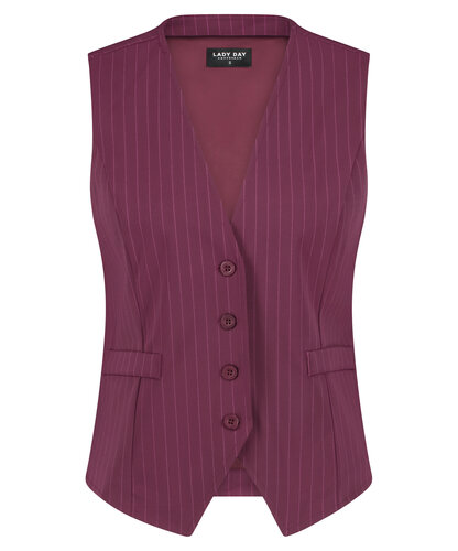 Lady Day Jade Cherry Pinstripe print