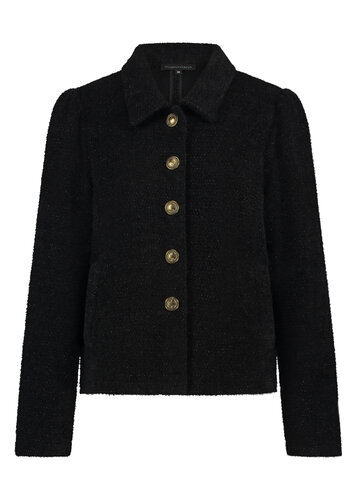 Tramontana Jacket Stretch Tweed Black