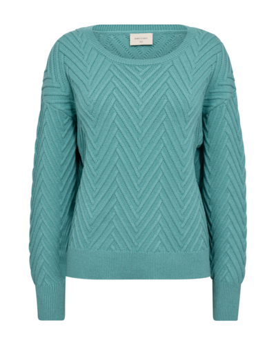 Freequent fqsaturn-pullover Dusty Turquoise