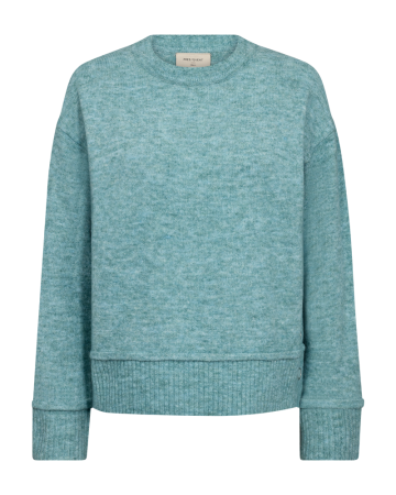 Freequent fqmulle-pullover Dusty Turquoise Mel.