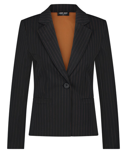 Lady Day Billy Pinstripe Black