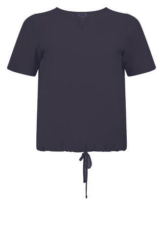 Zoso Joan travel blouse navy