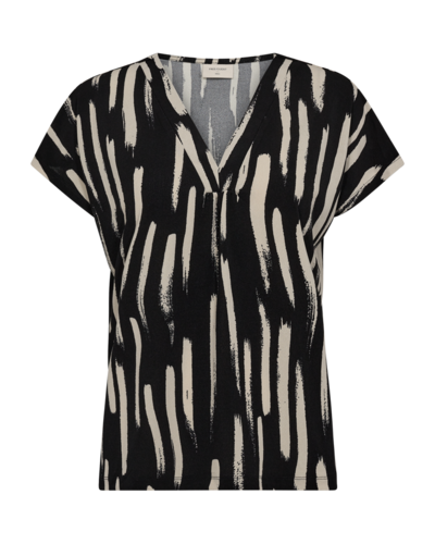 Freequent fqfloi-tee Black w. Moonbeam