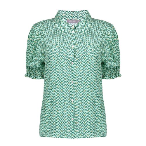 Geisha Blouse green/gold  53455-20