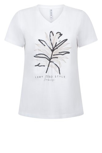 Zoso Luna top white