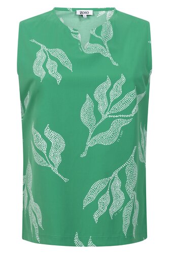 Zoso Marcella green top